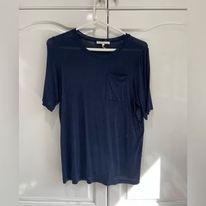 Navy blue tee shirt